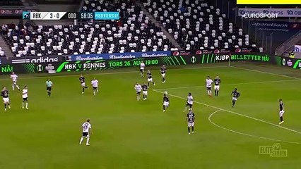 Un contrôle en deux temps et... pan ! Le superbe but de Konradsen