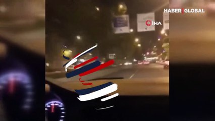 Makas atan magandalar kendi kazalarını görüntüledi