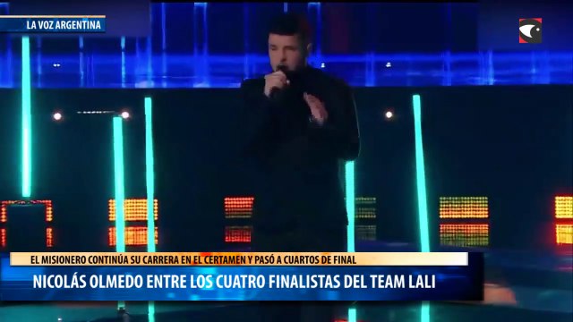 Nicolás Olmedo entre los cuatro finalistas del team lali