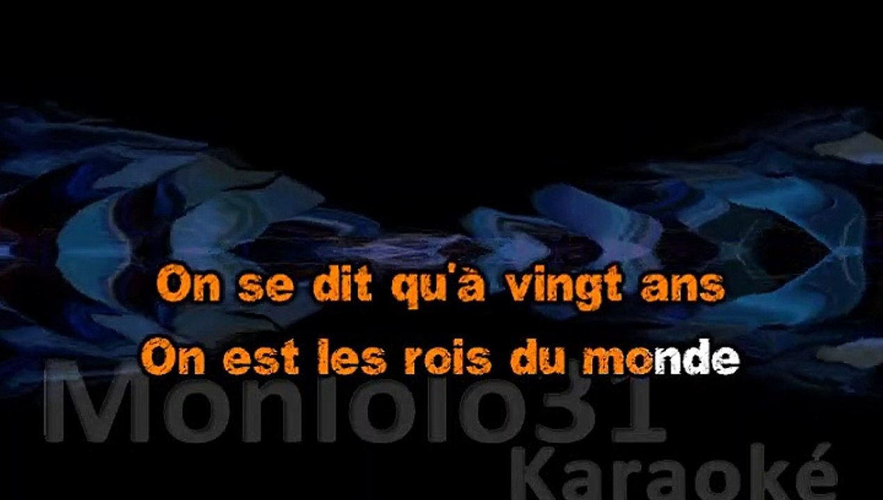 KARAOKE Bon Entendeur & Françoise Hardy - Le temps de l'amour