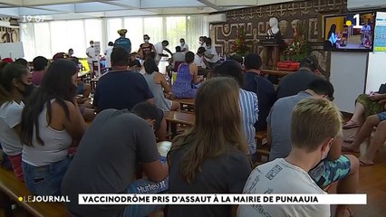Vaccinodrôme pris d'assaut à la mairie de Punaauia
