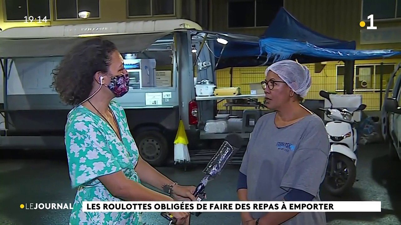 Les roulottes obligées de faire des repas à emporter