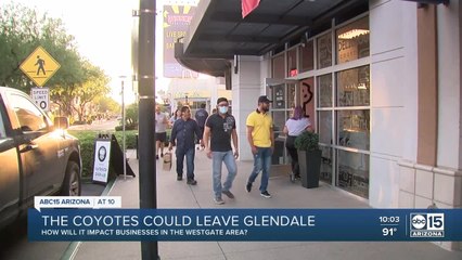 How will businesses be impacted if Coyotes leave Arizona?