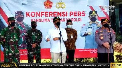 LIVE Konpers Kapolri Tinjau Vaksinasi Pekerja Garmen di Boyolali