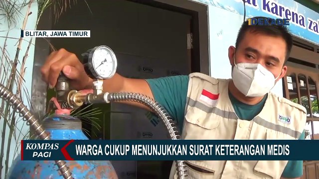 Ada Isi Ulang Tabung Oksigen Gratis di Blitar, Ini Cara Dapatnya
