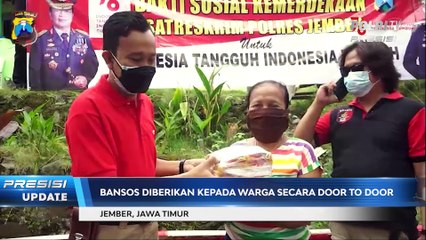 Polres Jember Bagikan Bansos Untuk Mantan Narapidana dan Warga Kelompok Rentan