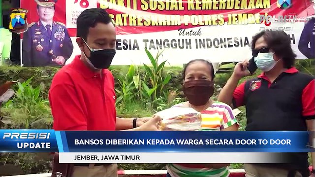 Polres Jember Bagikan Bansos Untuk Mantan Narapidana dan Warga Kelompok Rentan
