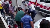 Bursa'da saniye saniye kaza! Ölümden döndü