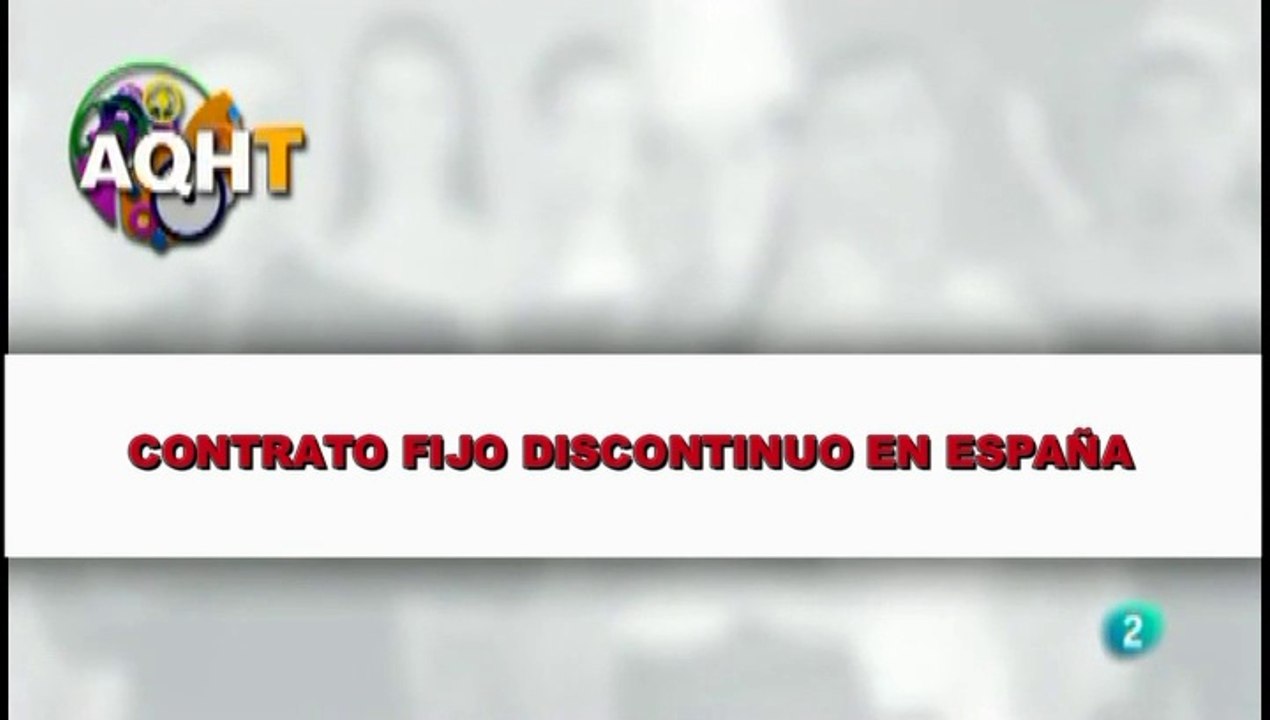 CONTRATO FIJO DISCONTINUO EN ESPAÑA