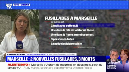 Download Video: Marseille: trois personnes ont été tuées dans la nuit de samedi à dimanche, dans deux fusillades différentes