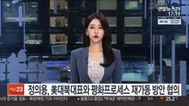 정의용, 美대북대표와 평화프로세스 재가동 방안 협의