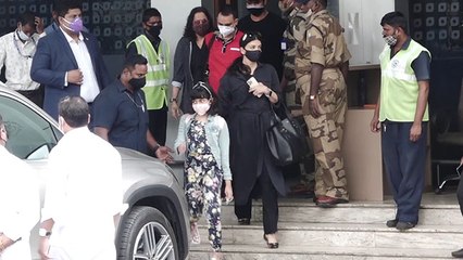 Aishwarya Bachchan बेटी Aaradhya के साथ एयरपोर्ट पर ऐसे हुए स्पॉट | FilmiBeat