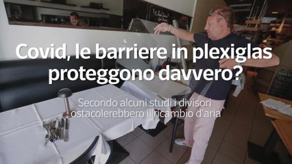 Covid, le barriere in plexiglas proteggono davvero?