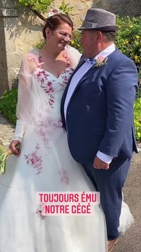 Karine Le Marchand dévoile des images du mariage de deux candidats emblématiques de L'amour est dans le pré, Anne-Marie et Gégé.