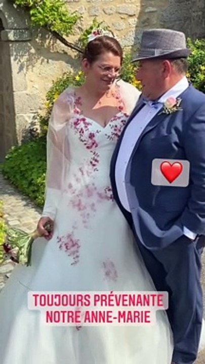 Karine Le Marchand dévoile des images du mariage de deux candidats emblématiques de L'amour est dans le pré, Anne-Marie et Gégé.