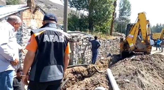 Selin vurduğu köyde hasar tespit çalışması başladı