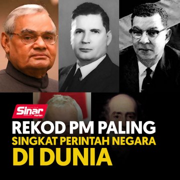 Rekod PM paling singkat perintah negara di dunia