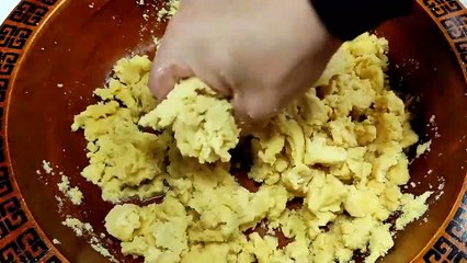 كروسان بدقيق السميد حلو و مقرمش محشي بالجبن |Sweet and crunchy semolina croissant stuffed with cheese