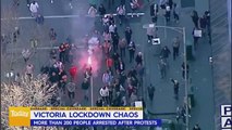 Impact of Melbourne’s lockdown protest unknown for ‘several weeks’ _ Coronavirus _ 9 News Australia