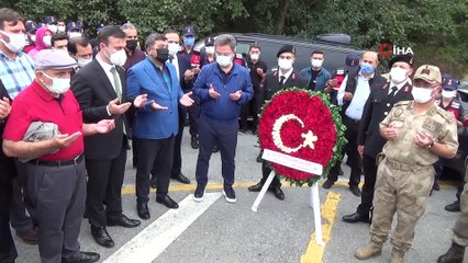 Geçtiğimiz yıl Giresun'da yaşanan selde şehit olan 5’i jandarma 6 kişi anıldı