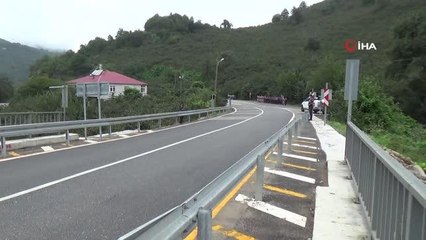 Geçtiğimiz yıl Giresun'da yaşanan selde şehit olan 5'i jandarma 6 kişi anıldı