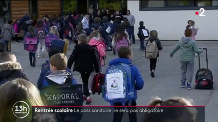 Rentrée scolaire : le pass sanitaire ne sera pas obligatoire, contrairement au masque