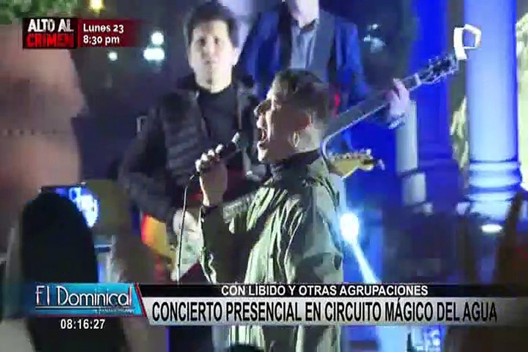 Realizan primer concierto presencial en el Circuito Mágico del Agua