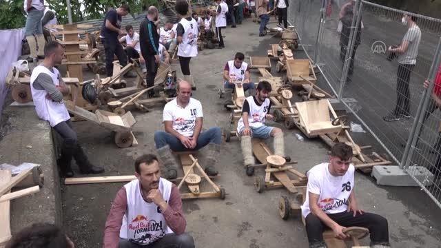 Son dakika! Rize'de 12. Geleneksel Red Bull Formulaz Tahta Araba Şenliği düzenlendi