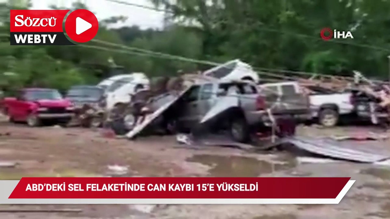 ABD’deki sel felaketinde can kaybı 15’e yükseldi