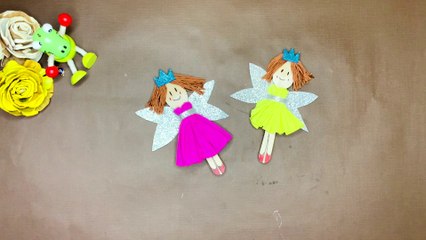How to make a Fairy /DIY Doll /Kids Craft / Spoon Doll