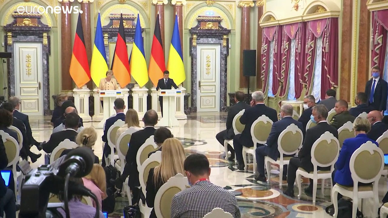 Merkel und Selenskij warnen Putin vor 'Nord Stream 2 als Waffe'