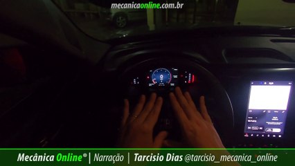 Navegando na Central Multimídia 10 pol da Nova Toro 2022