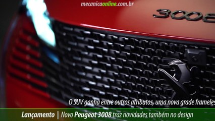 Novo PEUGEOT 3008 traz novidades também no design