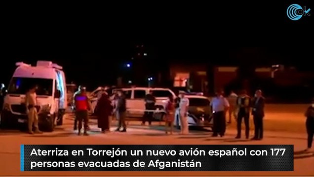 Aterriza en Torrejón un nuevo avión español con 177 personas evacuadas de Afganistán