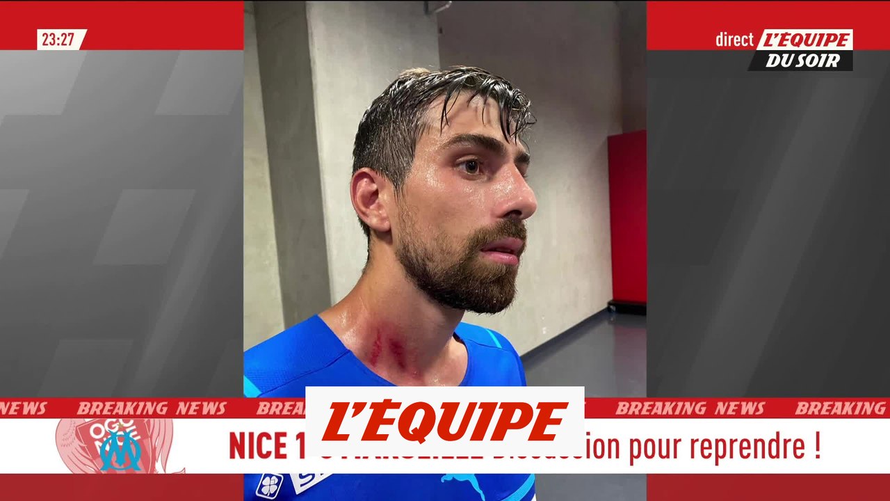 Des joueurs de l'OM touchés lors des débordements à Nice - Foot - L1 - Nice-OM