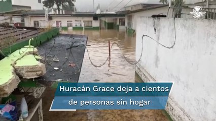 Paso de Grace en Xalapa deja 416 casas dañadas y más de 2 mil personas perdieron sus bienes