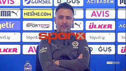 Vitor Pereira: "Bazen acı çekmeniz gereken anlar vardır"