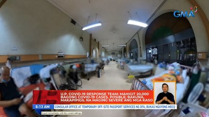 U.P. COVID-19 response team: Mahigit 20,000 bagong COVID-19 cases, posible; bakuna, makapipigil na maging severe ang mga kaso | UB