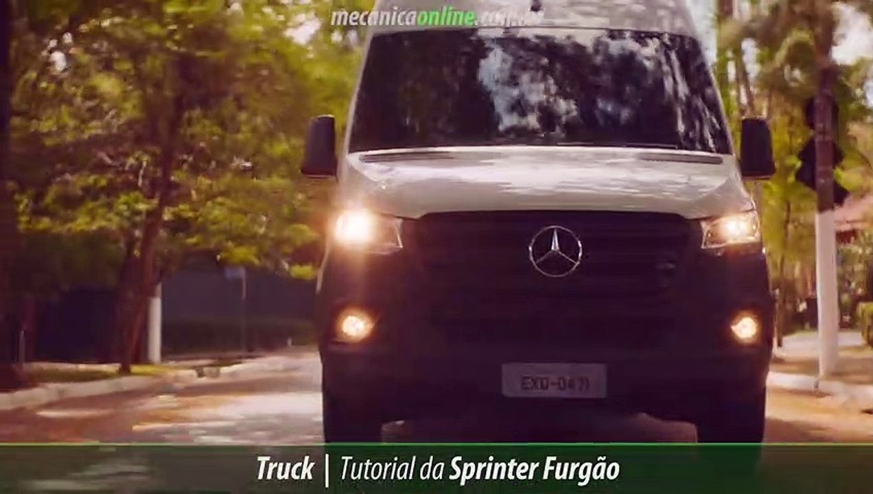 Vídeo tutorial da Sprinter Furgão