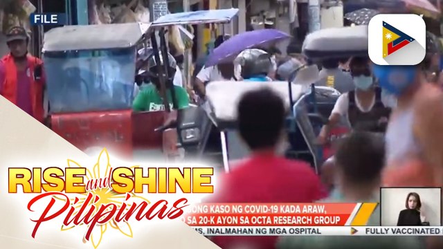 OCTA Group: Naitatalang bagong COVID-19 cases, posibleng pumalo sa 20-K kada araw; Reproduction number sa NCR, unti-unti nang bumababa
