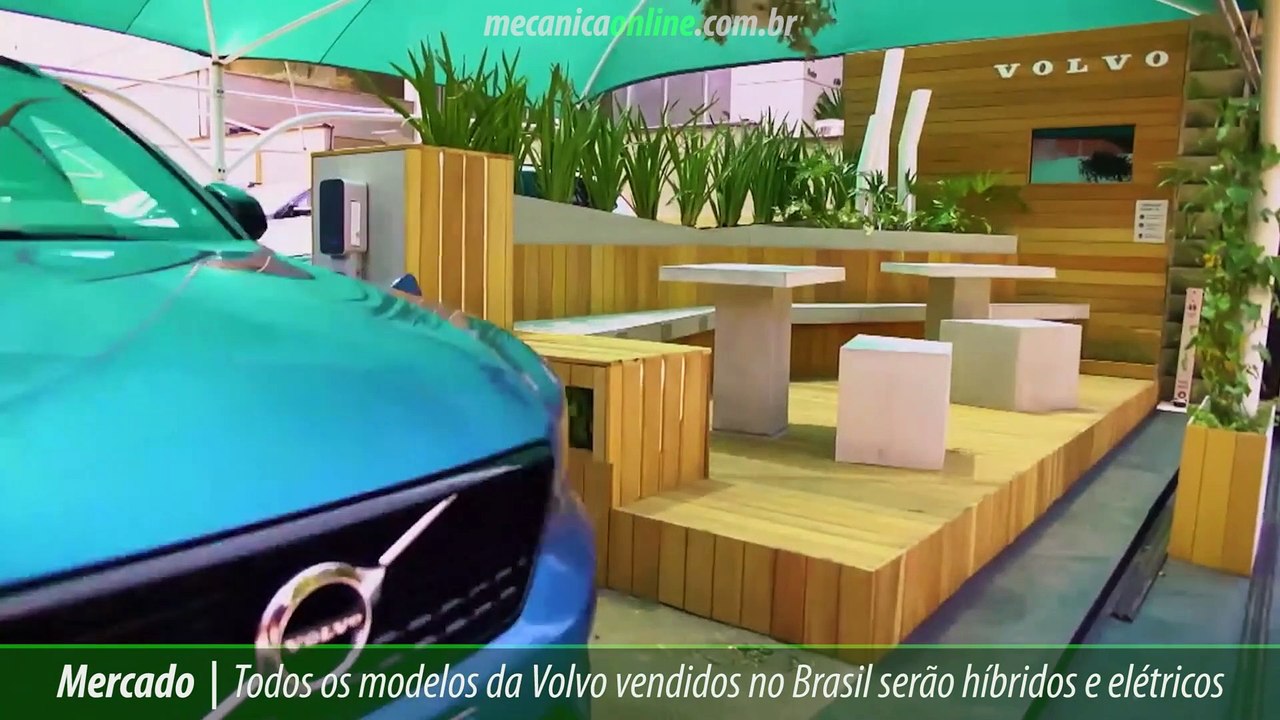 Todos os modelos da Volvo vendidos no Brasil serão híbridos e elétricos