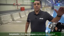 Novo Jeep Compass na pista com Luciano Burti