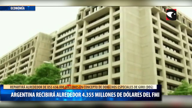 Argentina recibirá este lunes alrededor 4.355 millones de dólares del FMI