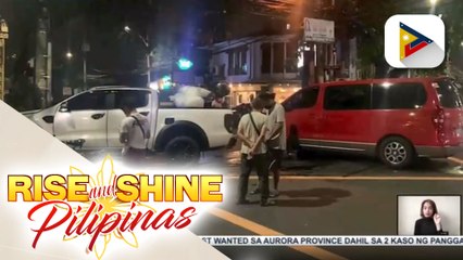 Van at pick-up truck, nagsalpukan sa Quezon City; Driver ng van, iginiit na ‘di siya nakainom at puyat lang