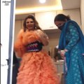 Rakhi Sawant Wearing Very Weird And Open Dress AT Bigg Boss Ott Set Goregoan Filmcity