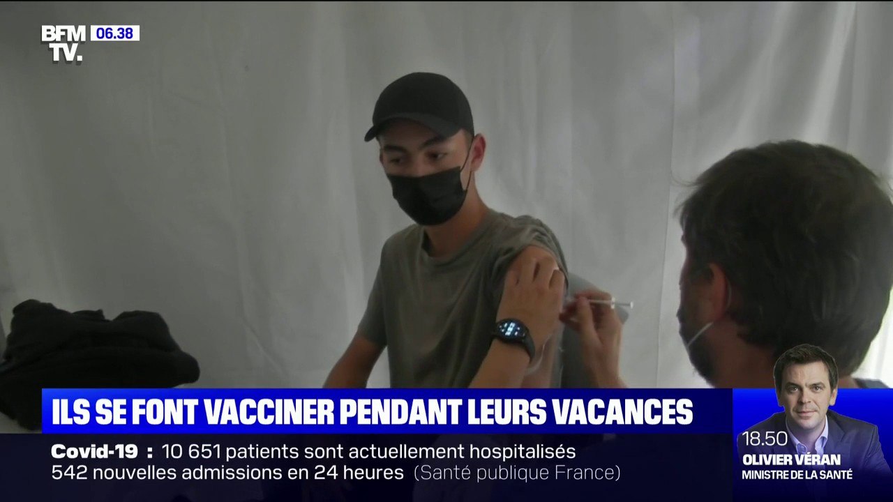 Ces ados qui se font vacciner pendant leurs vacances, anticipant la rentrée