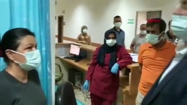 Hemşireye ''çocuğun kolunu acıttı'' dayağı