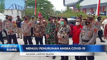 Kapolda Lampung Tinjau Rumah Isolasi Terpusat Kalianda