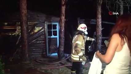 Şile’de yangın paniği: Kampçıların yaktığı ateş ormanlık alana sıçradı