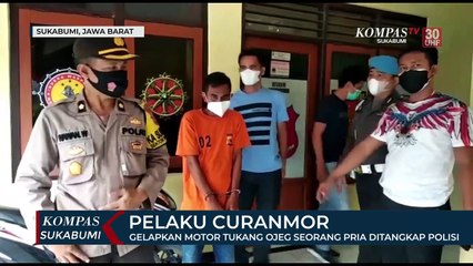 Gelapkan Motor Tukang Ojeg Seorang Pria Ditangkap Polisi